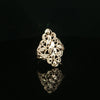 Estate 18K Yellow Gold Engraved Filigree Fashion Ring