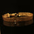 Estate 14K Yellow Gold 8mm D/C Swedge Link Bracelet