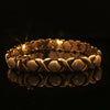 Estate 14K Yellow Gold XOXO Link Bracelet