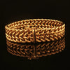 Estate 14K Yellow Gold 12.33mm Woven Gold Bracelet