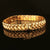 Estate 14K Yellow Gold 8.65mm Wide Woven Link Bracelet