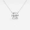 14K White Gold 2.03ct Lab Grown Diamond Solitaire Necklace
