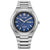 Citizen Eco-Drive Mens Zenshin Three-hand Watch with Super Titanium Bracelet
