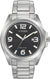 Citizen Eco-Drive Men's Garrison Silver-Tone Stainless Steel Watch