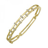 14K Yellow Gold 1/3cttw Diamond Bangle Bracelet