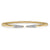 14K Yellow Gold Bujukan Diamond Spikes Split Bangle