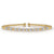 14K White-Yellow Gold Bujukan Diamond Split Bangle