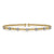 14K White-Yellow Gold Bujukan Diamond Stations Bangle