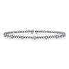 14K White Gold Bujukan Diamond Stations Bangle