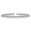 14K White Gold Bujukan Open Bangle