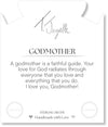 Storm Agate Gemstone Bracelet with Endless Love Godmother Sterling Silver Charm