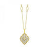 14K Yellow Gold 1/2cttw Diamond Pendant