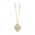 14K Yellow Gold 1/2cttw Diamond Pendant