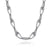 Sterling Silver Oval Link Chain 16 Inch Necklace with Bujukan Connectors