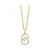 10K Yellow Gold 1/4cttw Diamond Pendant