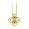 14K Yellow Gold 1/20cttw Diamond Pendant