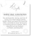 Storm Agate Gemstone Bracelet with Shine Like A Diamond Sterling Silver Charm