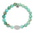 Family Bead Bracelet- Aunt with Peruvian Turquoise Sterling Silver Charm