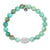 Family Bead Bracelet- Mom with Peruvian Turquoise Sterling Silver Charm