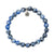 Defining Bracelet- Stability Bracelet with Denim Blue Agate Gemstones