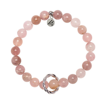 Bonded Together Collection- Madagascar Quartz Bracelet with Sterling Silver Charm Bracelet