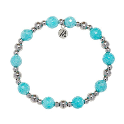 Day by Day Collection- Blue Amazonite Gemstone Bracelet