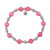 Day by Day Collection- Pink Jade Gemstone Bracelet