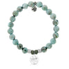 Larimar Gemstone Bracelet with Best is Yet to Come Sterling Silver Charm