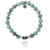 Larimar Gemstone Bracelet with Best is Yet to Come Sterling Silver Charm