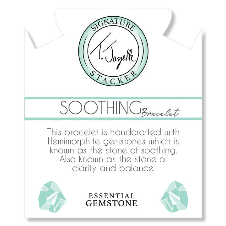 Defining Bracelet-Soothing Bracelet with Hemimorphite Gemstones