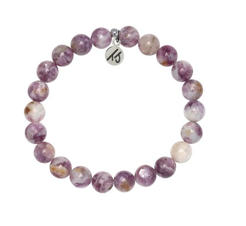 Defining Bracelet- Calming Bracelet with Lepidolite Quartz Gemstones