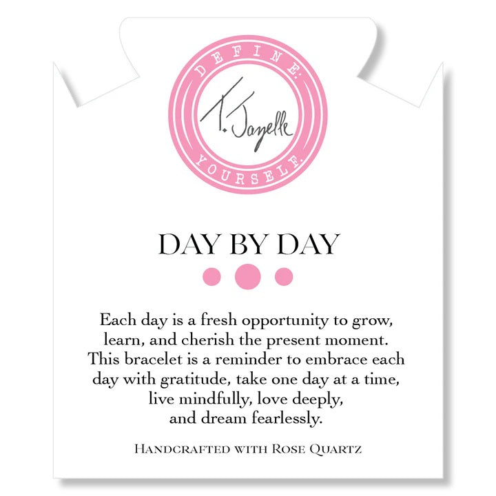 Day by Day Collection- Rose Quartz Gemstone Bracelet