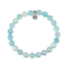 Defining Bracelet- Calming Bracelet with Aqua Agate Gemstones