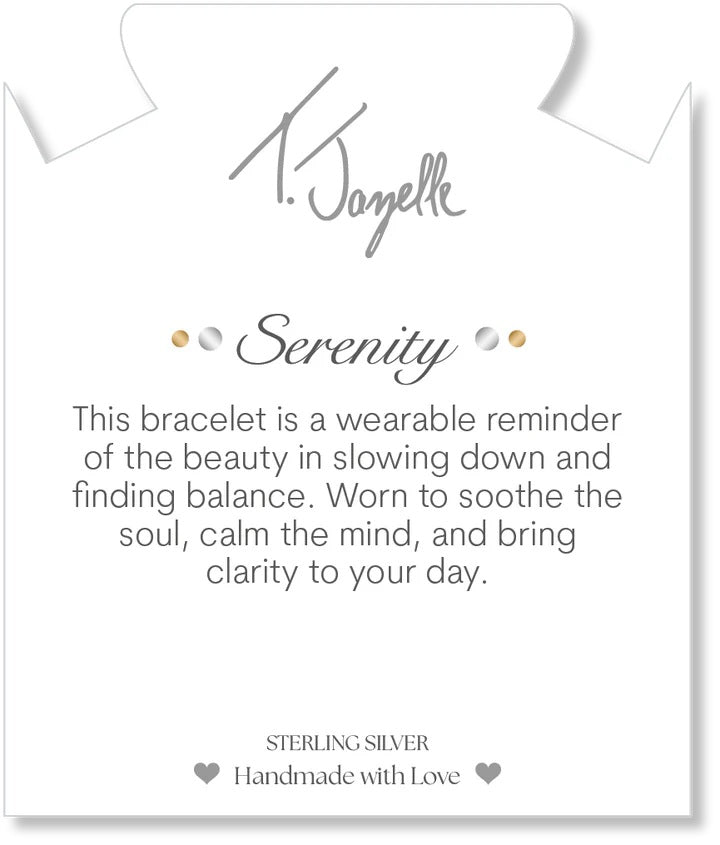 Serenity Collection- Stainless Steel Gemstone Bracelet