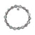 Silver Empowered Elegance Collection- Blue Silver Agate Gemstone Bracelet