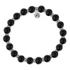 Silver Empowered Elegance Collection- Onyx Gemstone Bracelet