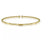 14K Yellow Gold 6.25" Bujukan Open Bangle