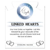 BRACELETS - Australian Agate Gemstone Bracelet With Linked Hearts Sterling Silver Charm