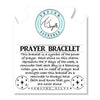 BRACELETS - Blue Calcite Stone Bracelet With Prayer Bracelet Sterling Silver Charm