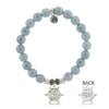 BRACELETS - Blue Quartzite Stone Bracelet With Believe In Yourself Sterling Silver Charm