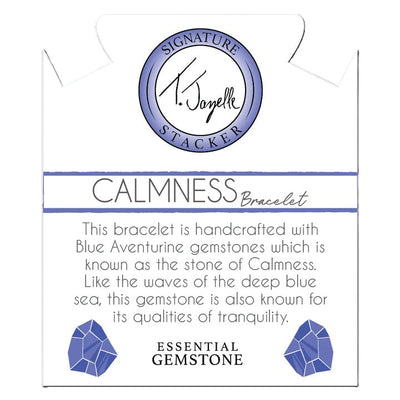 BRACELETS - Defining Bracelet- Calmness Bracelet With Blue Aventurine Gemstones