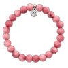 BRACELETS - Defining Bracelet- Love Bracelet With Pink Jade Gemstones