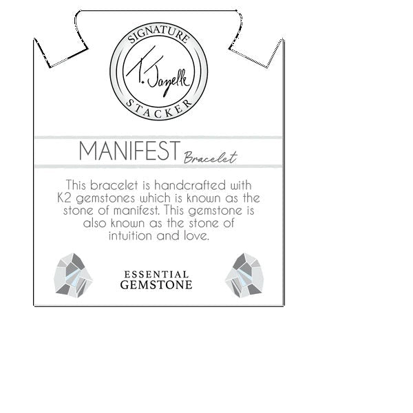 BRACELETS - Defining Bracelet- Manifest Bracelet With K2 Gemstones