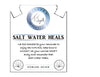 BRACELETS - Earth Jasper Stone Bracelet With Salt Water Heals Sterling Silver Charm