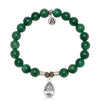 BRACELETS - Green Kyanite Gemstone Bracelet With Inner Beauty Sterling Silver Charm