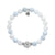 Hydrangea Collection- Celestine Bracelet with Sterling Silver Hydrangea Bead