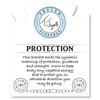 BRACELETS - Ocean Jasper Gemstone Bracelet With Protection Sterling Silver Charm