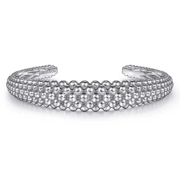 BRACELETS - Sterling Silver Bujukan 6.25 Inch Cuff Bangle