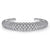 Sterling Silver Bujukan 6.25 Inch Cuff Bangle