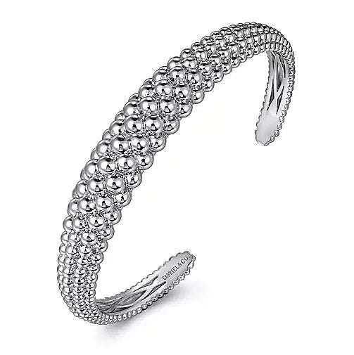 BRACELETS - Sterling Silver Bujukan 6.25 Inch Cuff Bangle